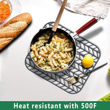 GUUKIN Sink Protectors for Kitchen sink, 13 5/8" x 11 5/8" Folding Non-slip Silicone Sink Mat Grid for Bottom of Farmhouse Stainless Steel Porcelain with 3 Reserved Holes Pack of 2