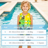 Gogokids Toddler Swim Vest, Kids Float Jacket for 20-30-40-50 lbs Girls and Boys, Float Swimwear with Duel Adjustable Safety Strap, for 2-9 Year Old Children