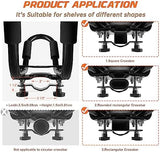Kayak Roof Rack, 1 Pair J-Bar Roof Rack with 2 Ropes. Heavy Duty Kayak Roof Carrier for Your Canoe SUV and Trucks