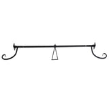 VILLAGE LIGHTING COMPANY [Front Door Garland Hanger] - Adjustable to Different Door Widths | Heavy-Duty Cast Iron | Decorative Christmas and Holiday Decor | No Nails, Screws, or Damage