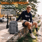 Small Hiking Daypack,15L Waterproof Hiking Backpack Packable Lightweight Travel Day Pack for Women Men (Grey, Small)