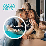 AQUA CREST AP110 Whole House Water Filter, Sediment Filter, 5 Micron, Replacement for 3M® Aqua-Pure AP110, Culligan® P5, APEC, GE FXUSC, Whirlpool®, Any 10" x 2.5" Home Water Filter, Pack of 6