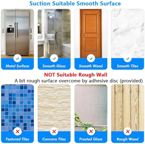 BOPai Vacuum Suction Cup Shower Head Holder, Adjustable 20 Degrees from The Wall - Oil Rubbed Bronze