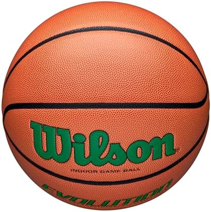 WILSON Evolution Indoor Game Basketballs - Size 5, Size 6 and Size 7
