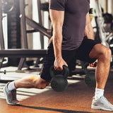 Yes4All 5-80 lbs Cast Iron Kettlebell for Dumbbell Weights Exercises, Gym, Full Body Home Workout Equipment, Push up, Grip and Strength Training