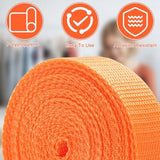 Boyistar 15 Rolls Webbing 1 Inch, Polypropylene 5 Yards Heavy Duty Webbing Strap for Bags, Pets, Climbing Outdoors Indoors Crafting DIY, 15 Colors