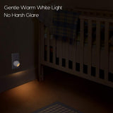 Emotionlite Plug-in Night Lights, Warm White LED Nightlight, 360° Rotation, Dusk to Dawn Sensor, Kids, Adult, Bedroom, Hallway, Bathroom,Kitchen, Stairways, Corridor, 6 Pack