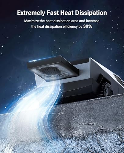 Cyberdock 3 in 1 MagSafe Charging Stand for Apple Device, Rotating Magnetic Fast Wireless Charger Stand with Ambient Light for iPhone 17-12, Apple Watch, AirPods for Christmas Birthday Gifts