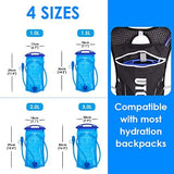 UTOBEST Water Bladder,Hydration Bladder 1L, 1.5L, 2L, 3L Water Bladder for Hiking Backpack, BPA Free, Leak Proof Water Reservoir for Running Cycling