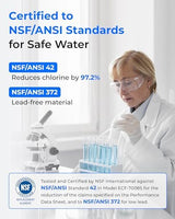 Waterdrop RF3375 NSF Certified Water Filter, Replacement for Pur® PUR® PLUS RF3375 (RF33752V2) Faucet Water Filter (Pack of 3),Model No.: WD-C08B