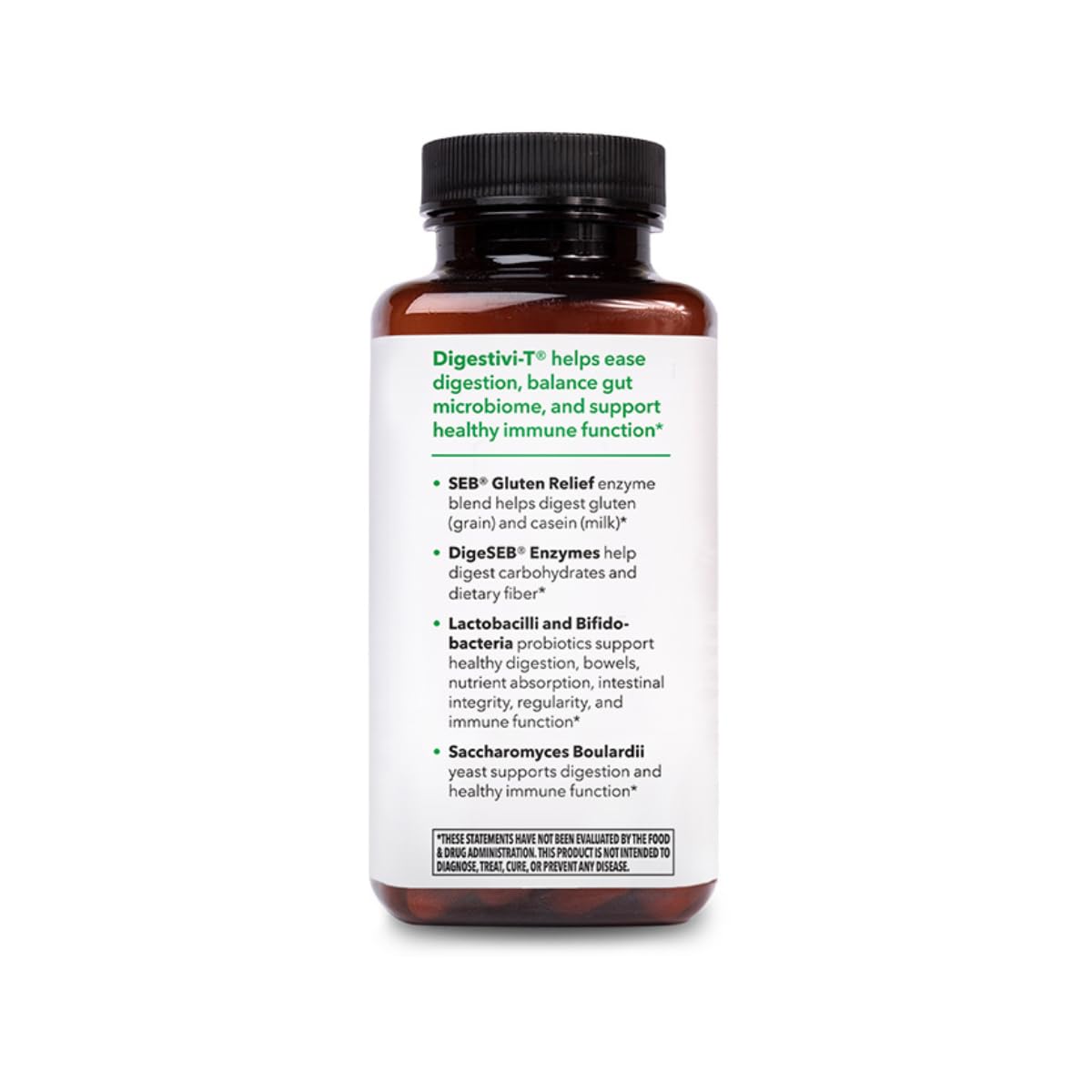 LifeSeasons - Digestivi-T - Digestive Enzymes & Probiotic Supplement - Supports Gut Microbiome & Healthy Immune Function - Relieves Bloating & Digestion Discomfort - Beneficial Bacteria - 90 Capsules
