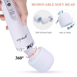 YEVIOR Wired Powerful Handheld Massager with 10 Pulse Settings, Personal Total Body Therapy Massager for Sports Recovery, Muscle Aches, Body Pain (White)