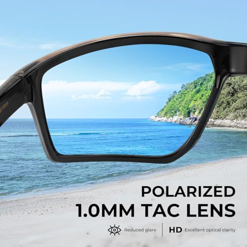 KastKing Osage Polarized Sport Sunglasses for Men and Women, Ideal for Driving Fishing Cycling Running, UV Protection