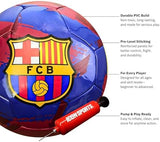 Icon Sports Officially Licensed FC Barcelona Size 5 Regulation Non-Toxic PVC Soccer Ball