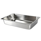 VOISEN 2 Pack Hotel Pans, 2.5" Deep, Anti-Jamming, Commercial Stainless Steel Steam Table & Catering Food Pans