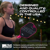 Selkirk Sport SLK Halo Raw Carbon Fiber Pickleball Paddle | Designed in The USA | Choose from The T700 Raw Carbon Fiber Power, The 18k Ultraweave Control, or The Kevlar Linkweave Thermoformed Pro