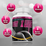 Butt X-Large Butt Enlargement, Booty Enhancement. Butt Enhancer Pills. Natural Bigger Glutes. 1 Month Supply
