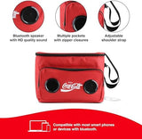 Cooler Bag with Built-in Bluetooth Stereo Speakers, Multi-Zipped Pockets, 24 Can Capacity, Adjustable Shoulder Strap, 12 Hours of Insulated Cooling and Freshness, for Camping, Fishing, Beach