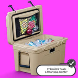 Cooler Net for Dry Storage and Organization - Compatible with YETI, RTIC, Igloo, Coleman, Lifetime, Pelican Ice Chests - Works with Cooler Lights, Wheel Kits, RTIC Cooler Accessories, and More