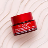Clarins Super Restorative Day Cream | Anti-Aging Moisturizer For Mature Skin Weakened By Hormonal Changes | Replenishes, Illuminates & Densifies Skin | Lifts & Smoothes | Targets Age Spots & Wrinkles
