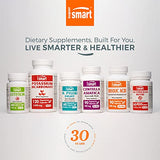 Supersmart - Lactobacillus Rhamnosus GG 10 Billion CFU per Day (LGG Probiotic with Inulin) - Digestive & Immune Support - Vaginal Flora Health | Non-GMO & Gluten Free - 60 DR Capsules