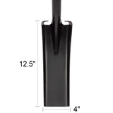VNIMTI Trench Shovel for Clean Trenches, 4-Inch Trenching Shovel with Fiberglass Handle, 58 Inches