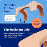Squatty Potty Simple Bathroom Toilet Stool, Peach 7", Ergonomic Stool – Posture-Enhancing Bathroom Footrest for Improved Digestion & Constipation Relief