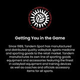 Tandem Sport Volleyball Elbow Pads - Volleyball Pads for Floor Burns and Bruises - Non-Bulky Volleyball Elbow Pads