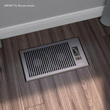 AC Infinity AIRTAP T4 Bronze, Register Booster Fan for 4” x 10” Register Holes, Improves Heating & Cooling from AC Vents, with 10-Level Speeds and Bluetooth Integrated App Control