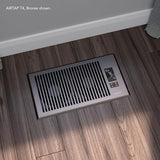 AC Infinity AIRTAP T6 Bronze, Register Booster Fan for 6” x 10” Register Holes, Improves Heating & Cooling Vents, Quiet 10-Speeds, Bluetooth App Control Data Alerts