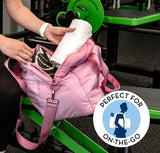 S&T INC. Microfiber Gym Towels, Yoga Towel for Home and Gym Bag, 16 Inch x 27 Inch, 6 Pack