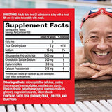 Move Free Advanced Glucosamine Chondroitin + Calcium Fructoborate Joint Support Supplement, Supports Mobility Comfort Strength Flexibility & Bone - 200 Tablets (100 servings)