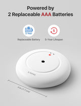 X-Sense Wi-Fi Water Sensor, Accessory for SWS54 Water Sensor Kit, SBS50 Base Station Required, Model SWS51, 1-Pack