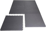 BalanceFrom Puzzle Exercise Mat with EVA Foam Interlocking Tiles for MMA, Exercise, Gymnastics and Home Gym Protective Flooring, Multiple Sizes and Colors