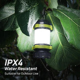 LED Camping Lantern Flashlight Rechargeable(Pack of 1), Consciot Portable Torch with 6 Light Modes, 3600mAh Power Bank, IPX4 Waterproof, USB C, Camping Lights for Hurricane, Emergency, Survival Kits