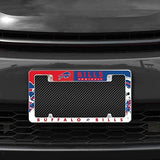 Rico Industries NFL Football Primary 12" x 6" Chrome All Over Automotive License Plate Frame for Car/Truck/SUV