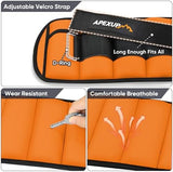 APEXUP 10lbs/Pair Adjustable Ankle Weights for Women and Men, Modularized Leg Weight Straps for Yoga, Walking, Running, Aerobics, Gym