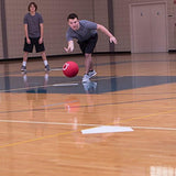 Champion Sports Throwdown Base Set: 5 Youth League Kids Baseball & Softball Rubber Throw Down Bases - Boys & Girls Training & Practice Equipment, Orange