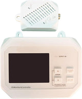 YFYIQI Wall Mount CO2 Controller Carbon Dioxide Monitor with CO2 Repeatability 10ppm External Sensor CO2 Measurement Range 0-9999ppm Digital Color Screen Display Two Mode Charactor Mode Plant Mode