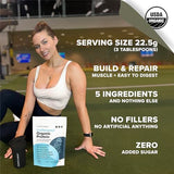 Complement Organic Unflavored Vegan Protein Powder (15 Servings) Low Carb, Low Calorie, Sugar Free, Soy Free, Non-GMO, Gluten Free, Non Dairy- Yellow Pea, Pumpkin Seed- 15g Plant Based Protein Powder