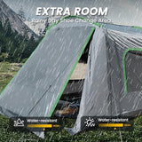 SUV Tent, 5-9 Person Rectangle Car Tent for Family, Waterproof & Windproof for Car Camping, Large Camping Tents with Storage Bag, SUV, Van, Jeep, Pickup 8FT L x 10.6FT W x 7.2FT H