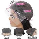 Filrku Water Wave Lace Front Wigs 13x4 HD Trasparent Glueless Lace Frontal Wigs for Women Pre Plucked with Baby Hair 180 Density Wet and Wavy Wigs (26 inch)