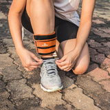 Fragraim Adjustable Ankle Weights 1-3/4/5/6/8/10/12/15/20 LBS Pair with Removable Weight for Jogging, Gymnastics, Aerobics, Physical Therapy