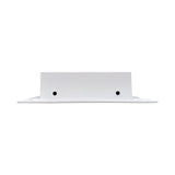 BUILDMART - 14x6 White Modern AC Vent Cover - Decorative Air Vent - Standard Linear Slot Diffuser - Register Grille for Ceiling, Walls & Floors - Texas Buildmart