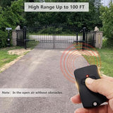 RB741 for Mighty Mule Gate Opener Remote, 318MHZ Gate Remote Control for GTO Gate Openers, 9 Dip FM135 Gate Transmitter for MM371W MM572W etc. Gate Clicker Garage Door Entry Controller (4 Pack)