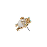 Betsey Johnson Frog Stud Earrings