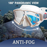 Diving mask Anti-Fog Swimming Snorkel mask Suitable for Adults Scuba Dive Swim Snorkeling Goggles Masks