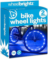 Brightz WheelBrightz LED Bike Wheel Lights - 2025 Edition with Superior Straps & LED-Weatherproof Shield! 14 Colors - Unmatched Durability, Visibility & 48+ Hours of Dazzling Illumination