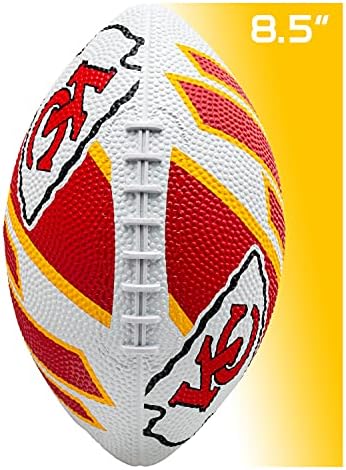 Franklin Sports NFL Team Footballs - Rubber Youth Mini Footballs for All NFL Teams - Kids Junior 8.5" Football - Official NFL Licensed Footballs