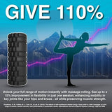 321 STRONG Foam Roller - Medium Density Deep Tissue Massager for Muscle Massage and Myofascial Trigger Point Release, with 4K eBook